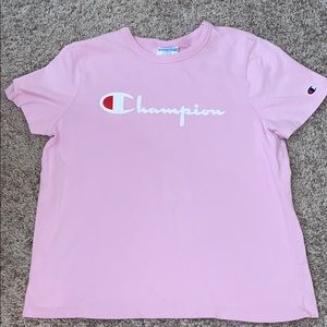 Pink champion shirt